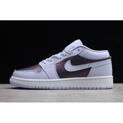 Nike Bayan Air Jordan 1 Low Gs Oxygen Mor Basketbol Ayakkabısı Türkiye - 3PBHD2V5